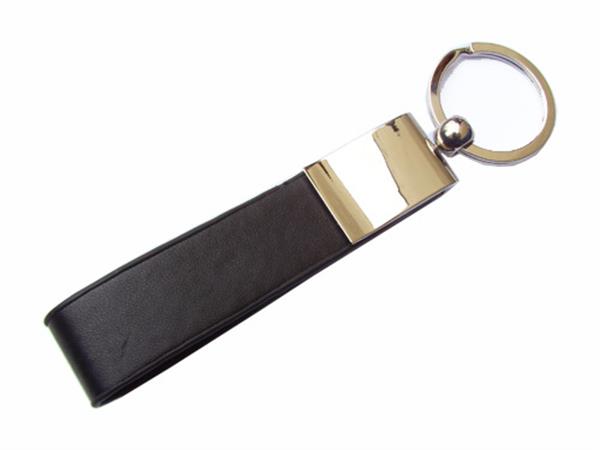Chaveiro luxo de Metal com couro 